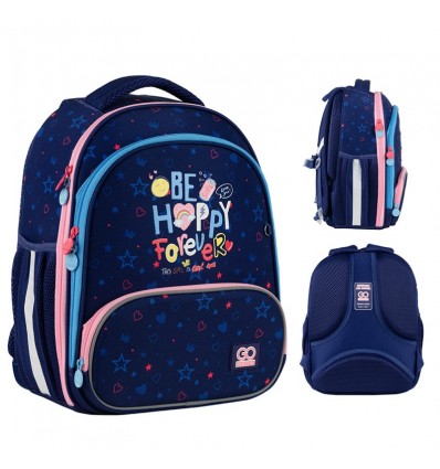 Рюкзак GoPack Education каркасний GO24-597M-3 Be Happy ( GO24-597M-3 )