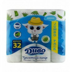 Папір туалетний Диво Aroma аромат алое вера 2-х шаровий 32шт