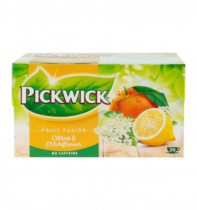 Чай Pickwick Fruit Fusion Citrus&Elderflower 20х2г/уп