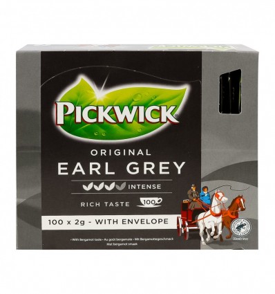 Чай Pickwick Earl Grey чорний з ароматом бергамоту 100х2г/уп