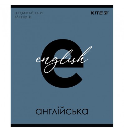 Зошит предметний Kite Letters K24-240-2, 48 аркушів, лінія, англійська мова