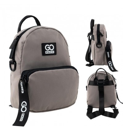 Міні рюкзак-сумка GoPack Education Teens GO24-181XXS-1 бежевий ( GO24-181XXS-1 )
