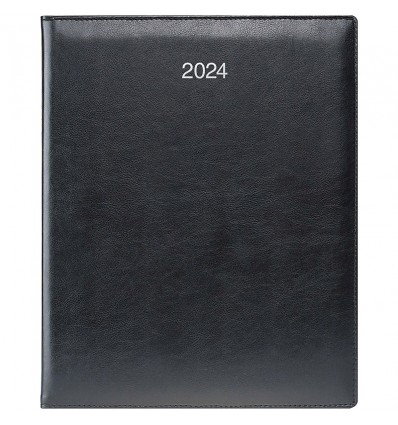 Еженедельник датированный 2024 Бюро Soft черный