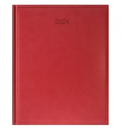 Еженедельник датированный 2024 Бюро Torino, красный