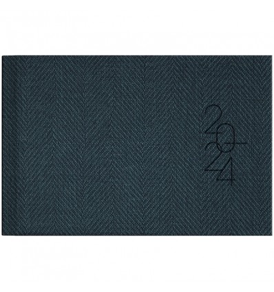 Еженедельник датированный 2024 карманный Tweed, серый