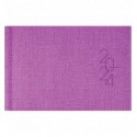 Еженедельник датированный 2024 карманный Tweed, фиолетовый