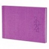 Еженедельник датированный 2024 карманный Tweed, фиолетовый