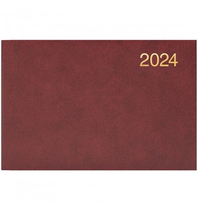 Еженедельник датированный 2024 карманный Miradur, бордовый