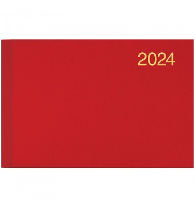 Щотижневик датований 2024 кишеньковий Miradur, червоний