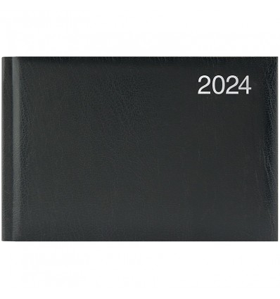 Еженедельник датированный 2024 карманный Miradur, черный