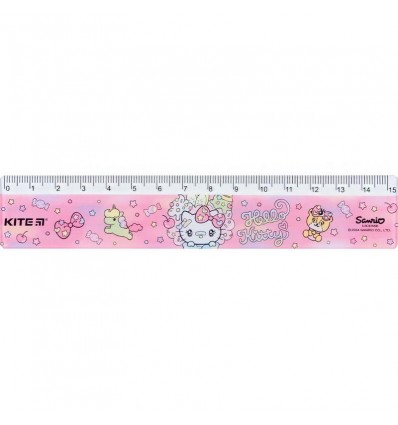 Линейка Kite Hello Kitty HK24-090-2, пластиковая, 15см