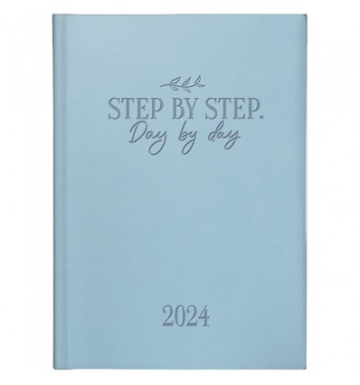 Дневник датированный 2024 карманный Torino Trend, голубой
