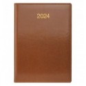 Дневник датированный 2024 Стандарт Soft, коричневый