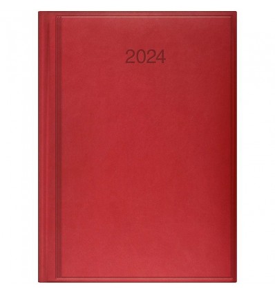 Дневник датированный 2024 Стандарт Torino, красный