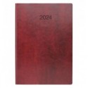 Дневник датированный 2024 Стандарт Flex, бордовый