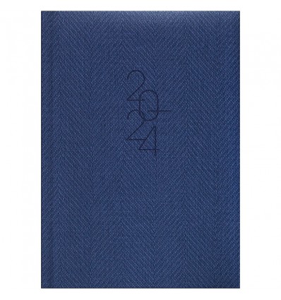 Дневник датированный 2024 карманный Tweed, синий