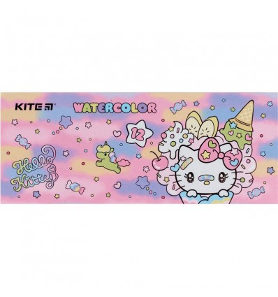 Краски акварельные Kite Hello Kitty HK23-041, 12 цветов