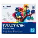 Пластилін Kite Classic K-084, 10 кольорів, 200 г