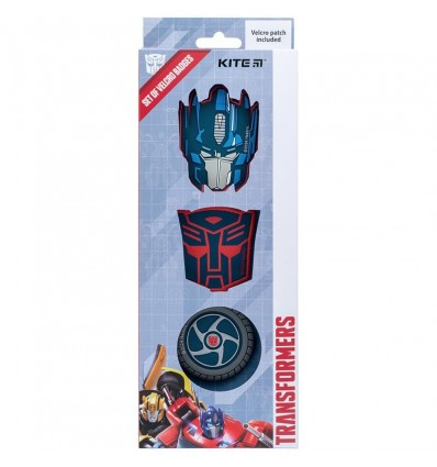 Набор бейджей на липучке Kite Transformers TF24-3012, 3 шт