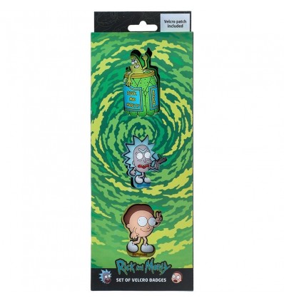 Набір бейджів на липучці Kite Rick and Morty RM24-3012, 3 шт