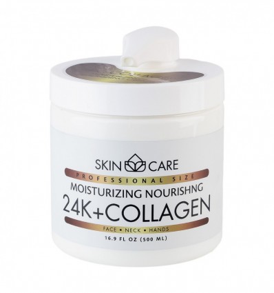 Крем Skin Care 24K + Collagen увлажняющий и питательный 500мл