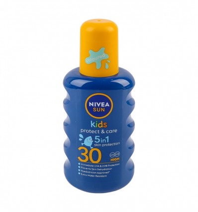 Спрей Nivea Sun Kids Protect&Care SPF30 5в1 сонцезахисний 200мл