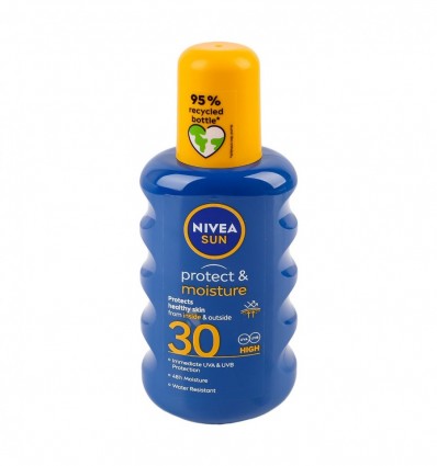 Спрей Nivea Sun Protect&Moisture SPF30 сонцезахисний 200мл