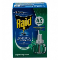 Жидкость Raid Эвкалипт против комаров 45 ночей