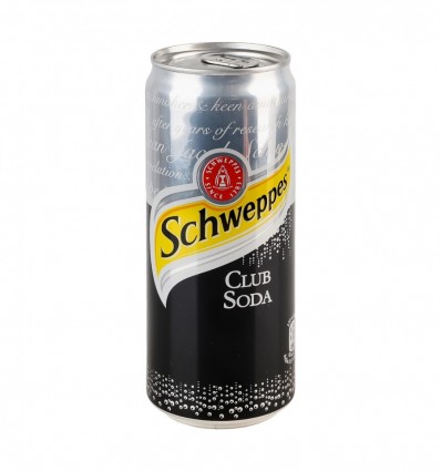 Напиток безалкогольный Schweppes Club Soda сильногазированный 12х330мл