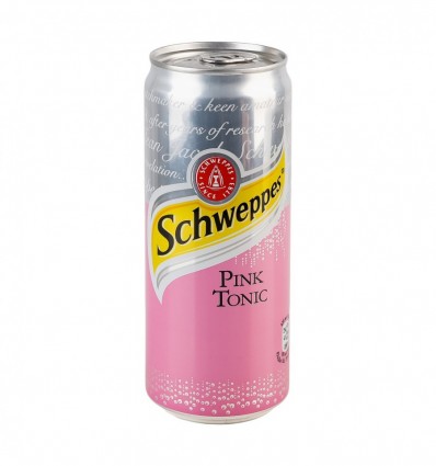 Напій безалкогольний Schweppes Pink Tonic сильногазований 12х330мл