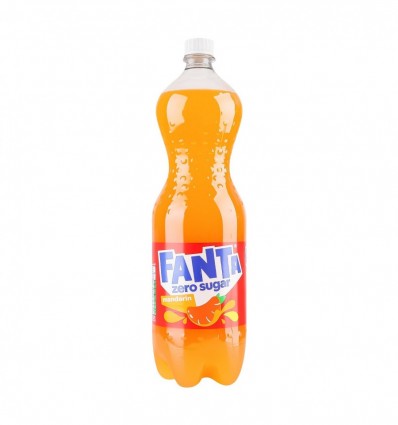 Напій безалкогольний Fanta Zero sugar Mandarin сильногазований 6х1.25л