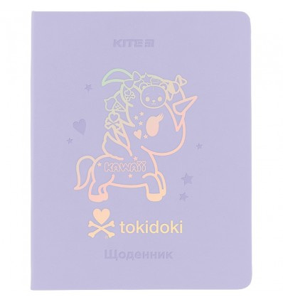 Дневник школьный Kite tokidoki TK24-283, мягкий переплет PU