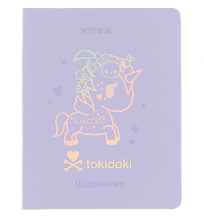 Щоденник шкільний Kite tokidoki, м'яка обкладинка PU