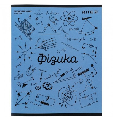 Тетрадь предметная Kite Sketch K24-240-23, 48 листов, клетка, физика