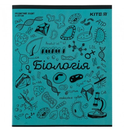 Зошит предметний Kite Sketch K24-240-17, 48 аркушів, клітинка, біологія