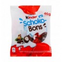 Цукерки Kinder Schoko-Bons з молочною начинкою та горіхами 46г