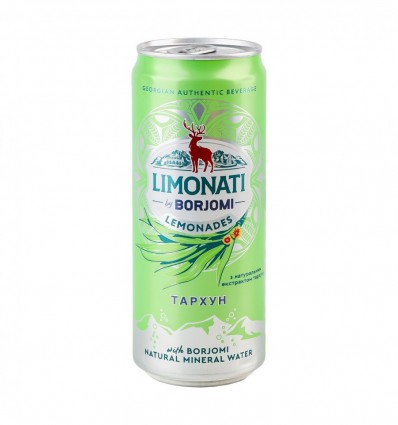 Напиток Borjomi Limonati Тархун сильногазированный 330мл
