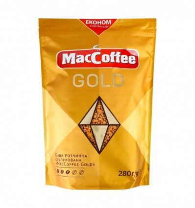 Кава MacCoffee Gold розчинна сублімована 280г