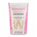 Пластівці Wowoats Superfood вівсяні з ягод годжи та льон 450г