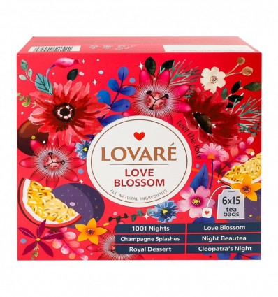 Набор чаев Lovare Love Blossom 165г