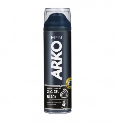 Гель для гоління ARKO Black 2 в 1 200 мл
