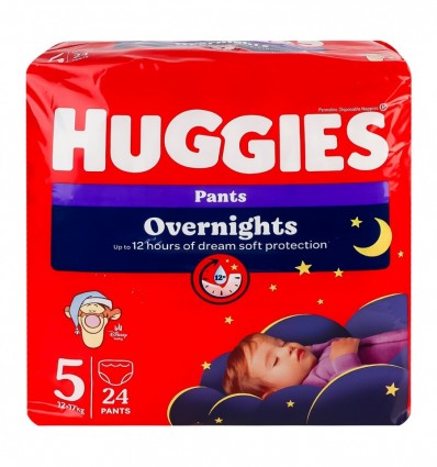 Підгузники - трусики Huggies Pant 5 Overnight 12-17кг 24шт