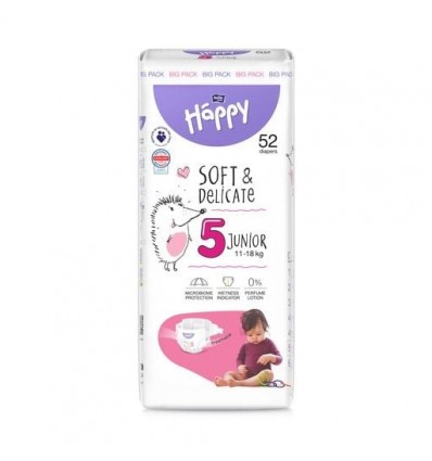 Підгузники Bella Baby Happy Soft&Delic Junior 5 11-18кг 52шт