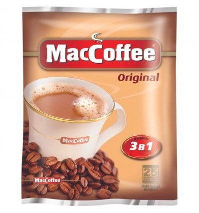 Напиток кофейный растворимый МacCoffee 3в1 Original 20г