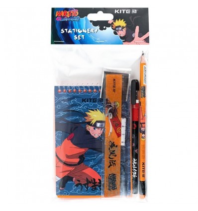 Набір канцтоварів Kite Naruto NR24-S03, 4 предмети