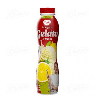 Йогурт Чудо Gelato Лимонное 1.4% 520г