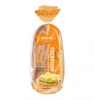 Хліб Київхліб Пшеничний з молочною сироваткою 600г