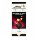 Шоколад Lindt Excellence Cranberry Almond&Hazelnut 100г