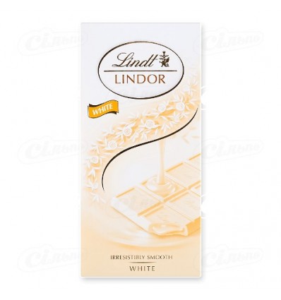 Шоколад Lindt Lindor белый 100г