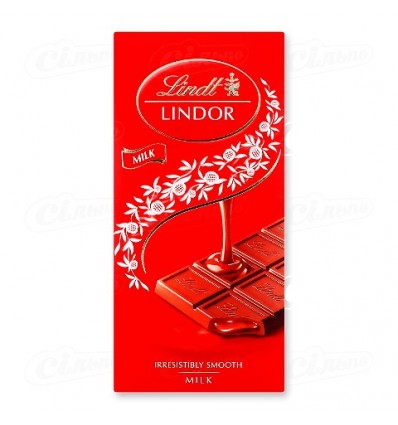 Шоколад Lindt Lindor молочний 100г